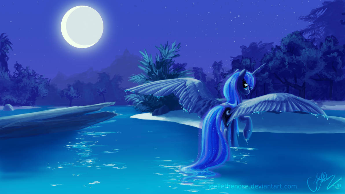 Nightswimming by JoelletheNose