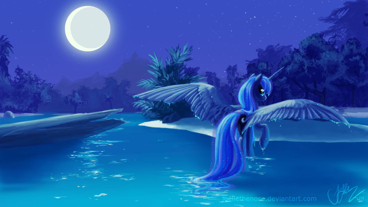 Nightswimming by JoelletheNose