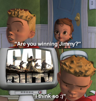 Jimmy playing Feminist Game