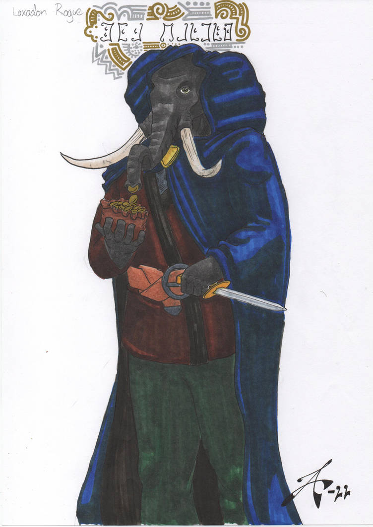 Loxodon Robe Fantasy: Loxodon Rogue by arwestromen on DeviantArt
