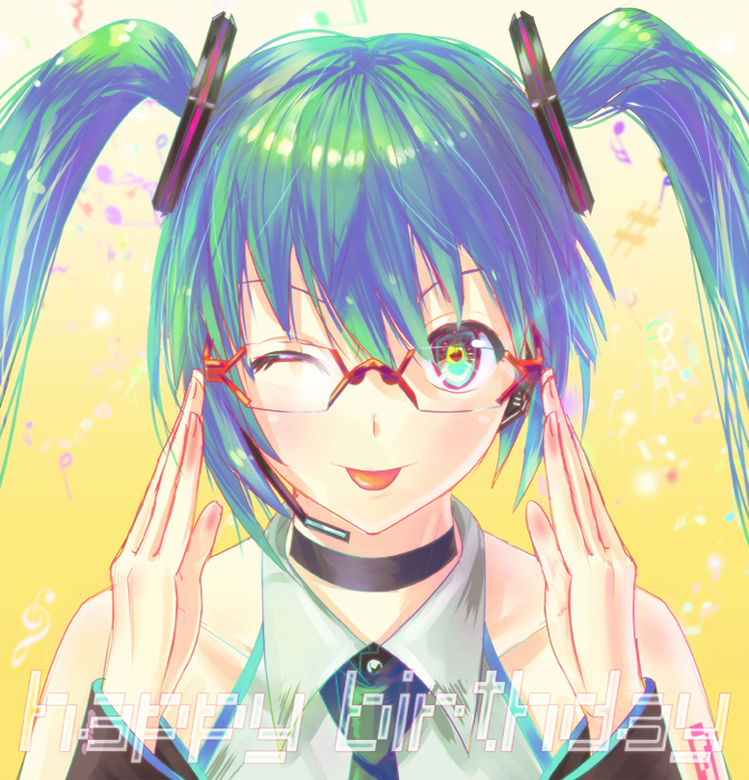 glasses miku