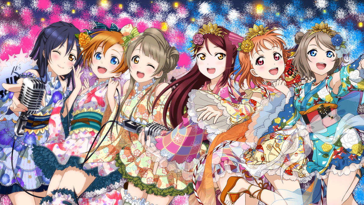 Love Live Muse And Aqours 2nd Years Pc Wallpaper By Silver8lue On Deviantart
