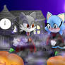 Hairo And Kyori vampire (Halloween Sonic FC)