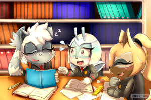 Tangle, Jewel and Whisper High School (IDW sonic)