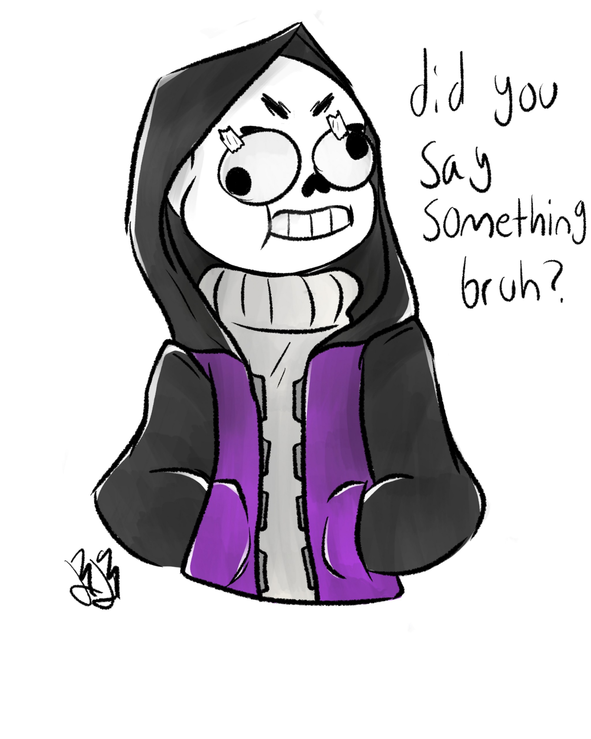 I like to doodle sometimes — *Epic!Sans comes by and snags a cookie*  BRUH!!!!!