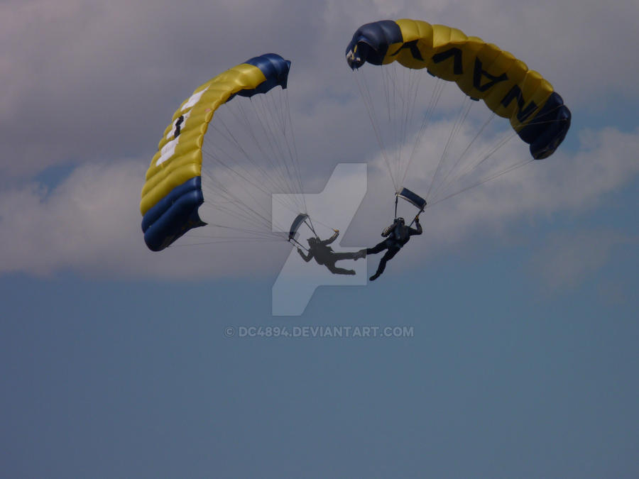 Navy Parachuters