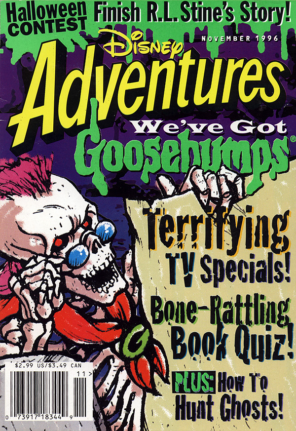 Disney Adventures Goosebumps