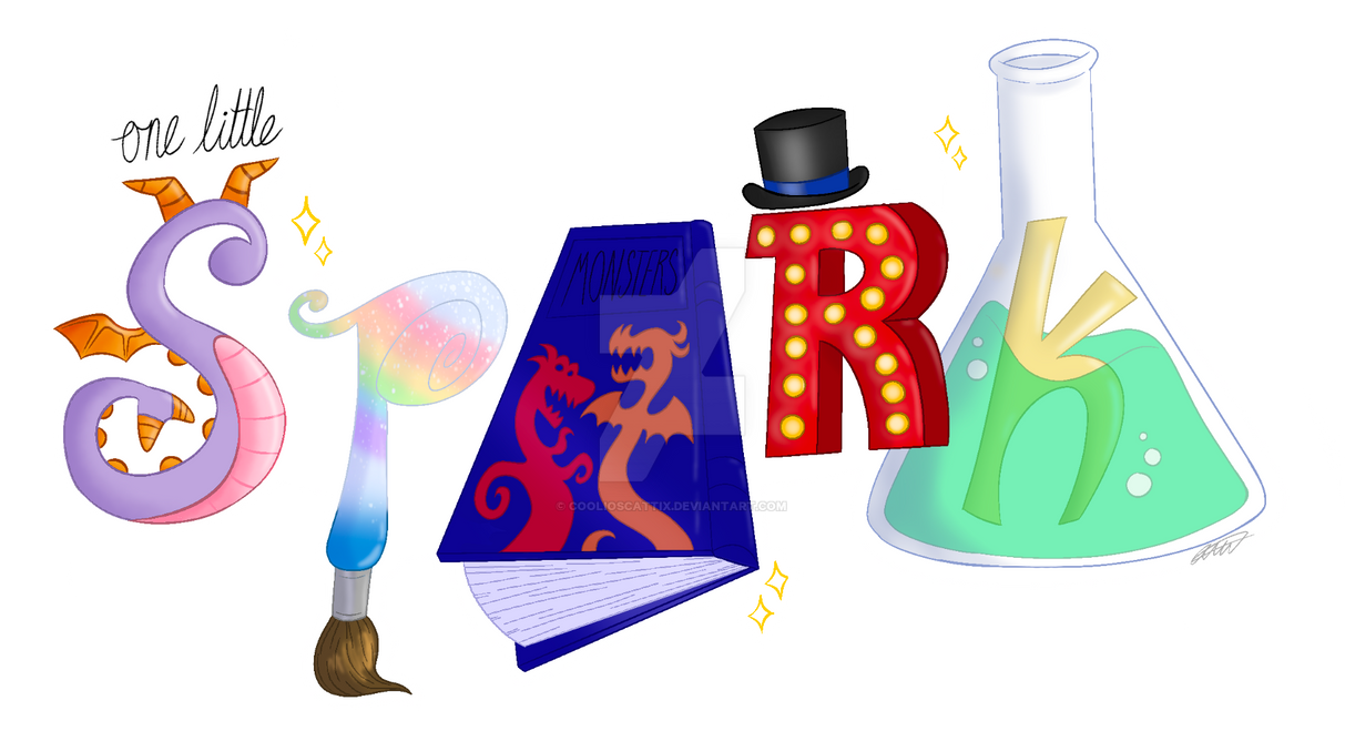 One little spark, sticker design by CooliosCattix on DeviantArt