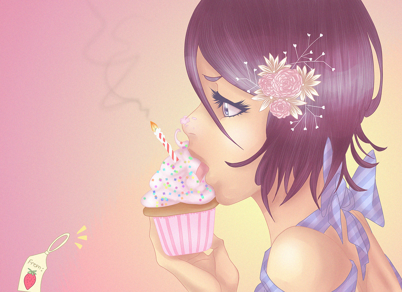 Happy bday Rukia: collab with Paige