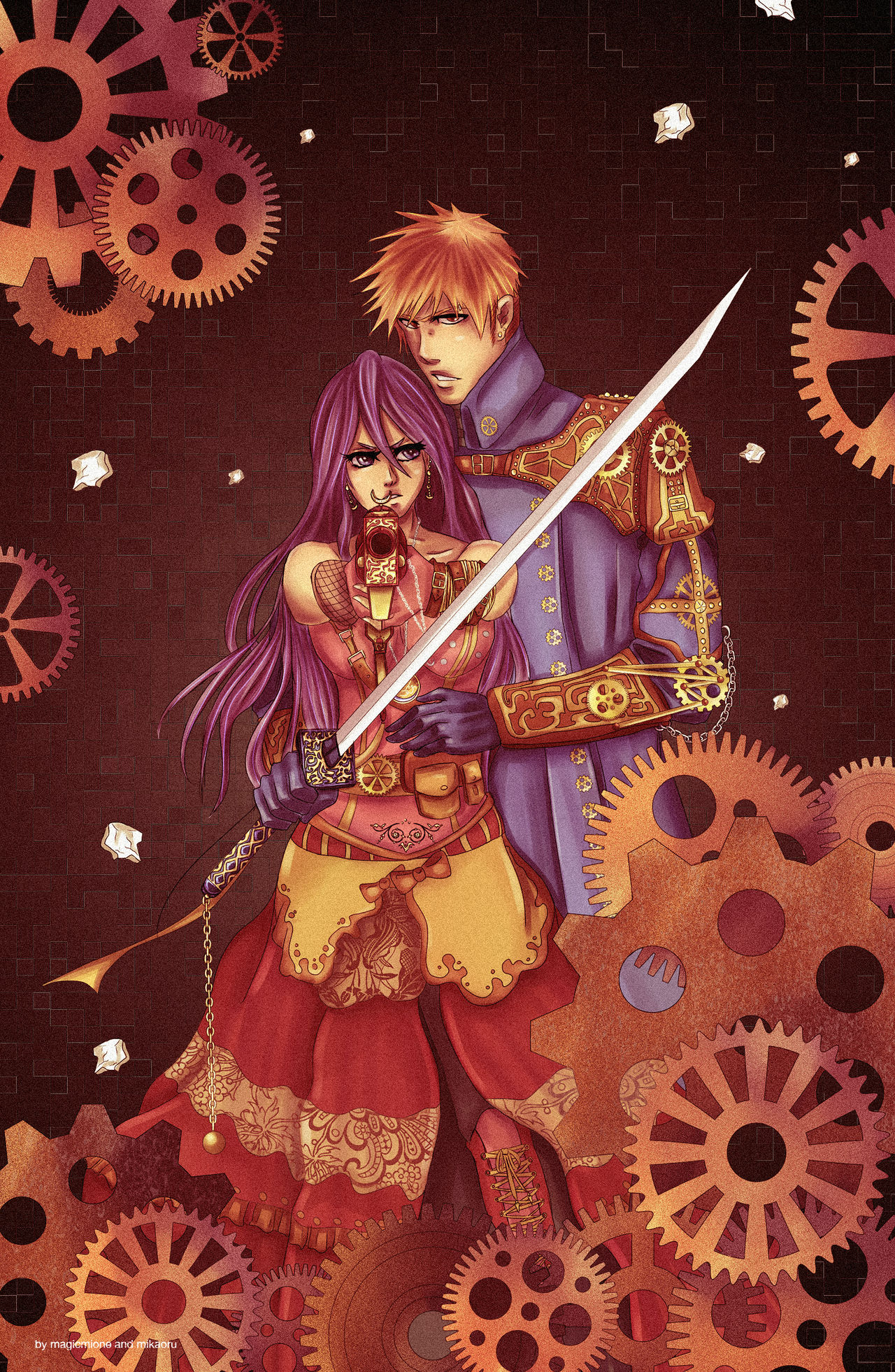 Steampunk!Ichiruki collab