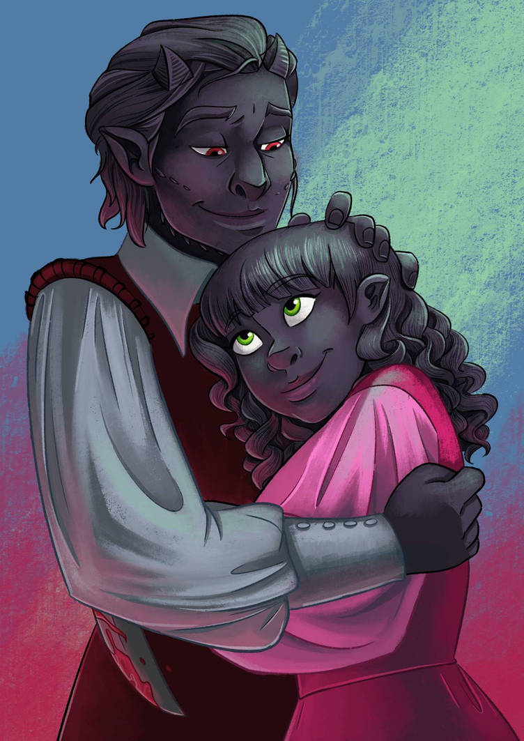 Little Imp My little imp - family portrait by SamChapmanDraws on DeviantArt