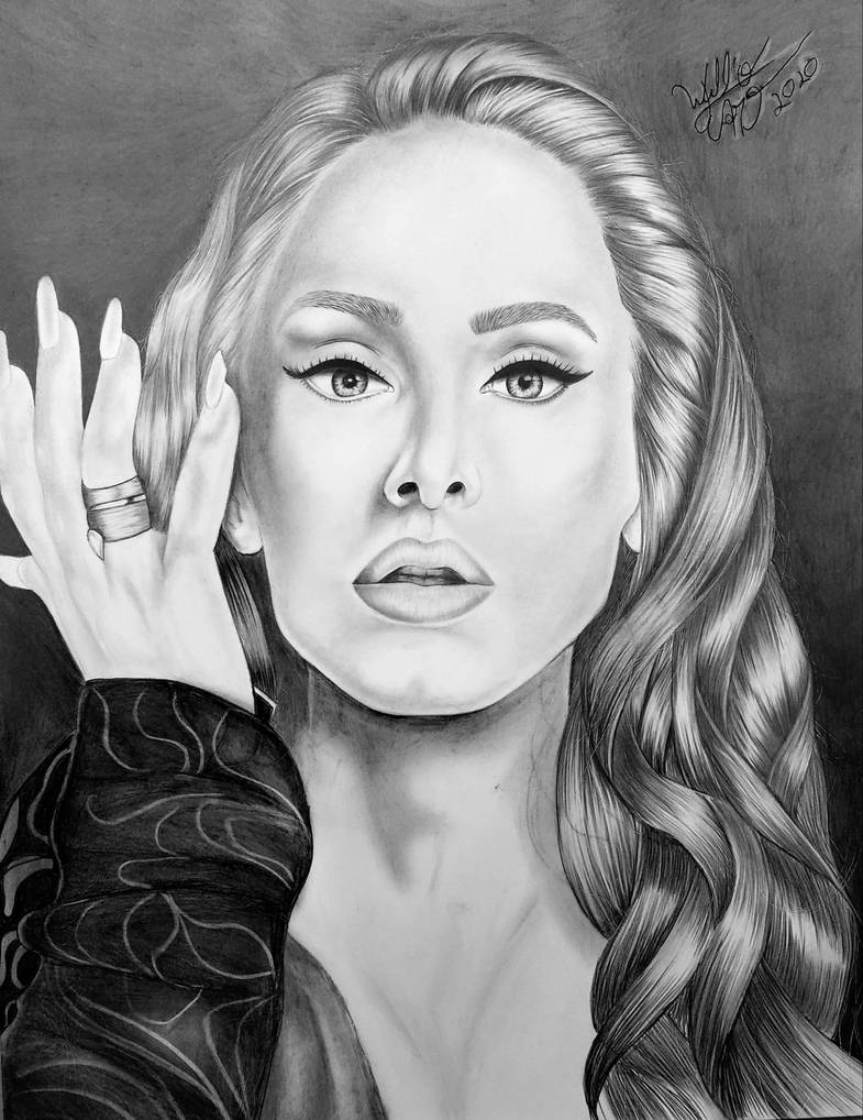 Adele Portrait by willhell22 on DeviantArt