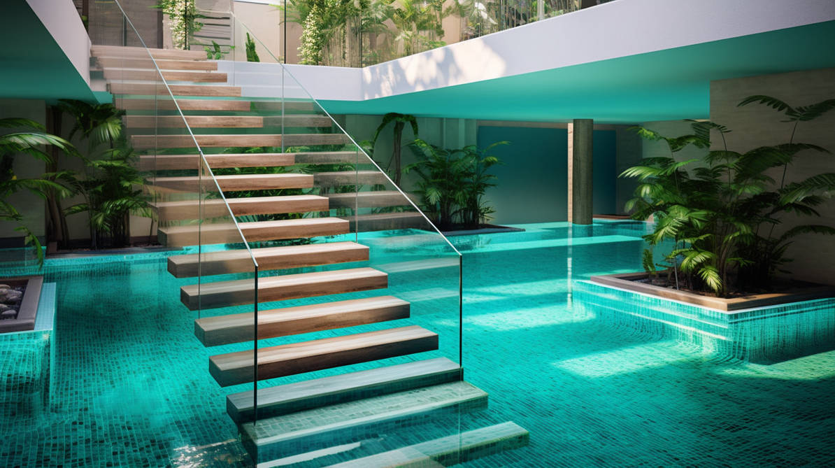 Pool House Wallpaper by futurefusionstudio on DeviantArt