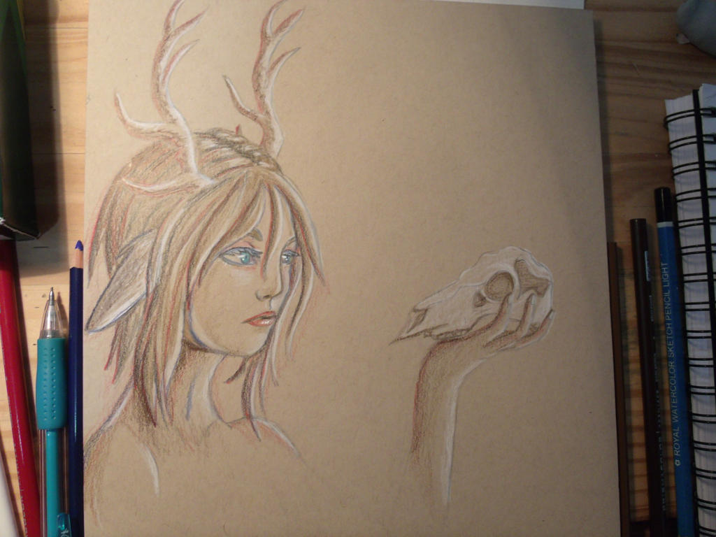 Toned Paper Practice by PandaArtSpresso on DeviantArt