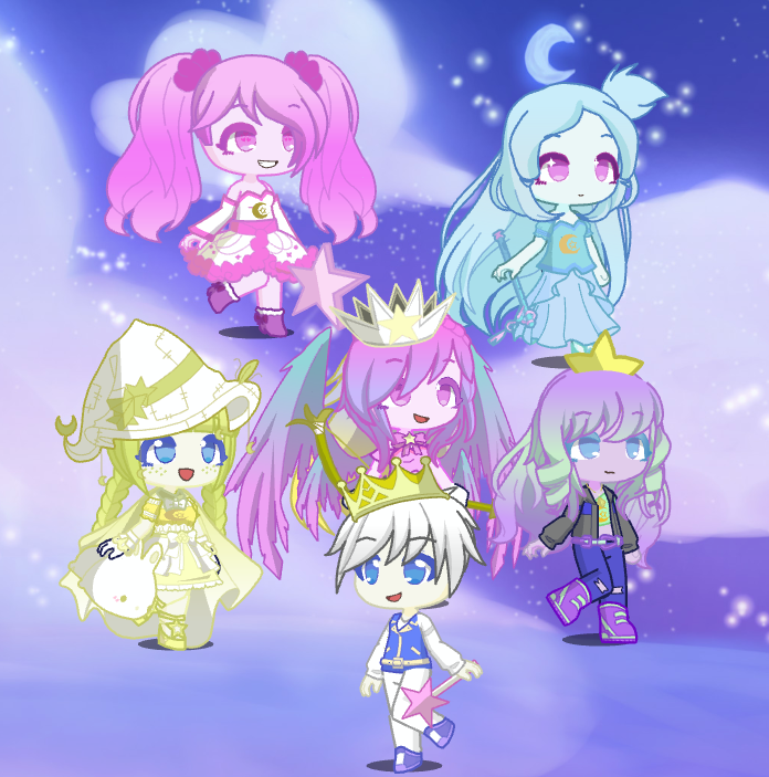 Royal Star Teeniepings circling Auroraping by MariahKool on DeviantArt