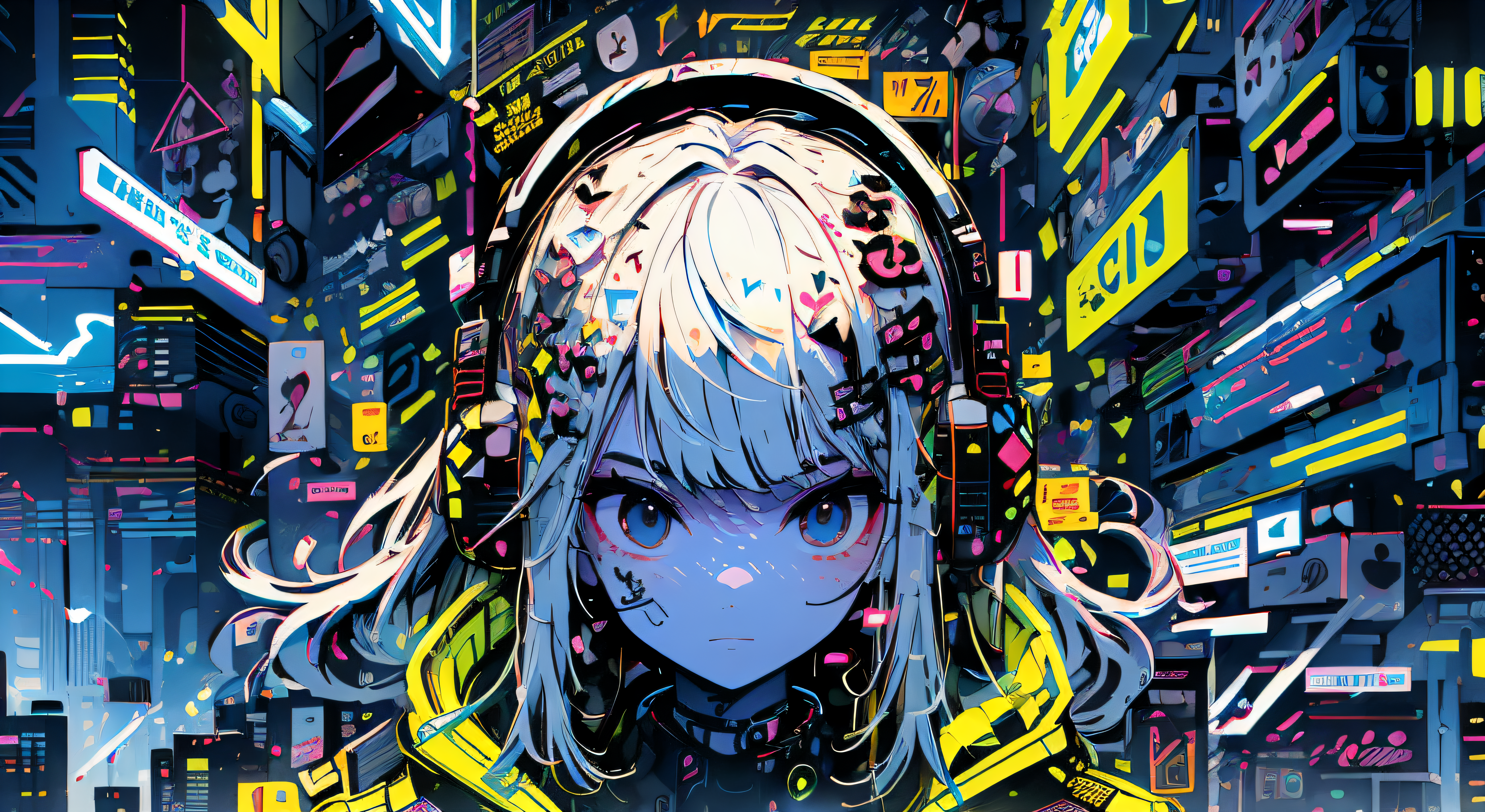 Cyberpunk Inspired Anime Girl by HisapiAI on DeviantArt