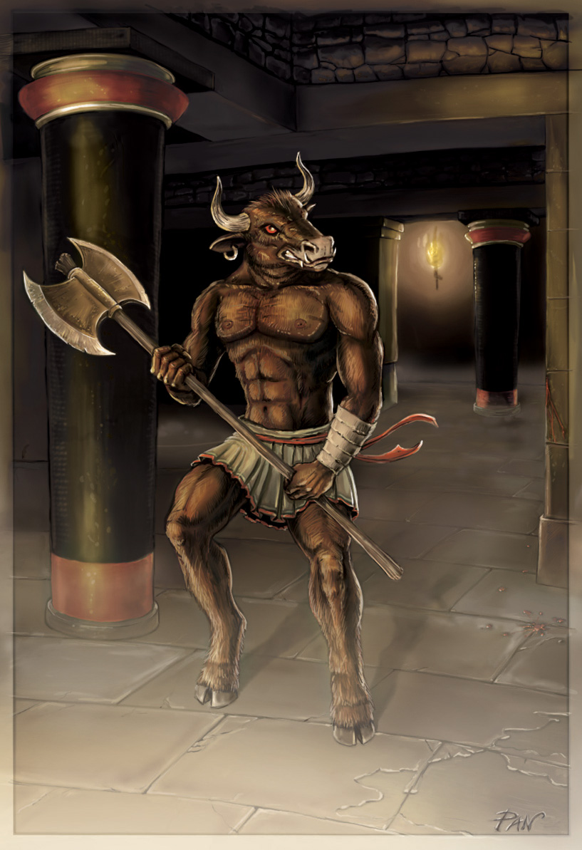 The Minotaur at Knossos