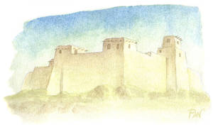 Watercolor - Ancient walls