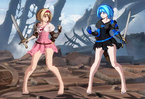 GBFV Mod - Djeeta/Syta Barefooted