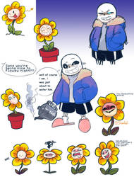 another sans. also Flowey