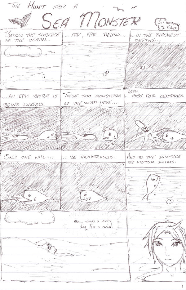 Sea Monster Hunt - 1 by jacquelynvansant on DeviantArt