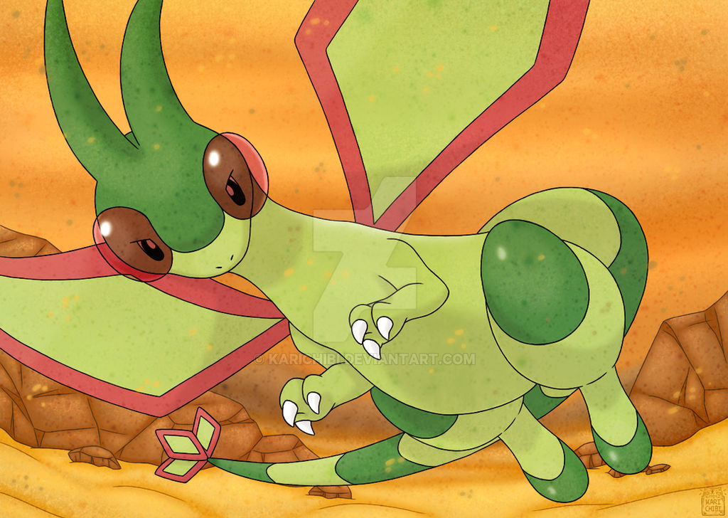 Flygon Poses Flygon by KariChibi on DeviantArt