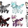 Okami Wolves Batch 2 - All OPEN