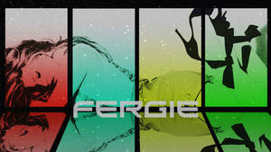 Fergie Wallpaper multicolor