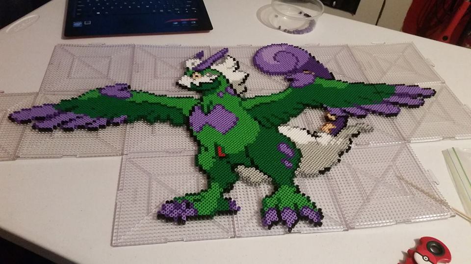 Pokemon Black and White Starter Perlers by jrfromdallas on DeviantArt