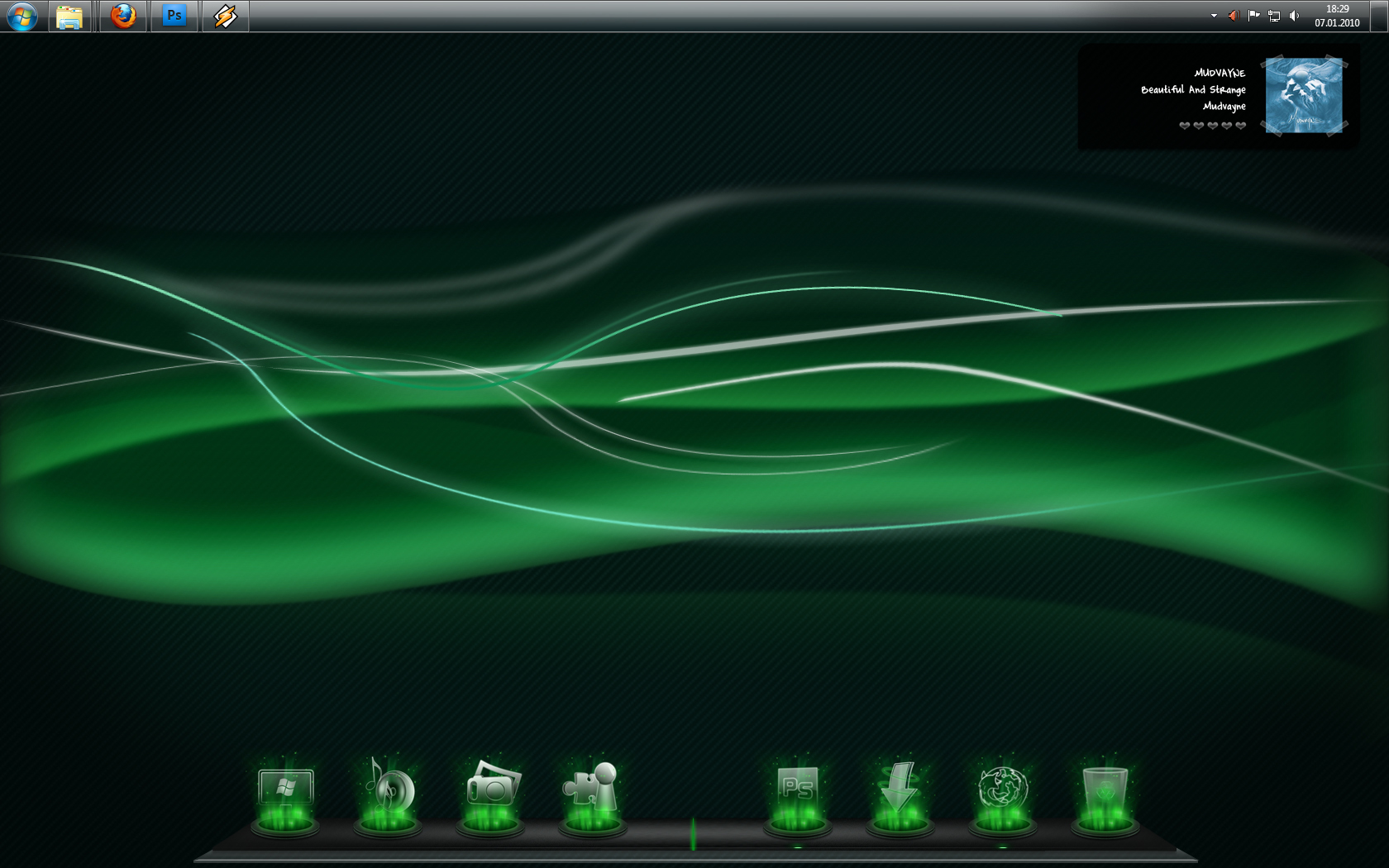 Green Shine Desktop