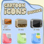 Cartoon Icons Preview