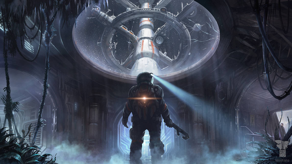 Space Station Exploration by M-Wojtala
