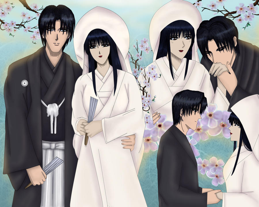 Art Trade: Aoshi and Megumi by lonelymiracle on DeviantArt
