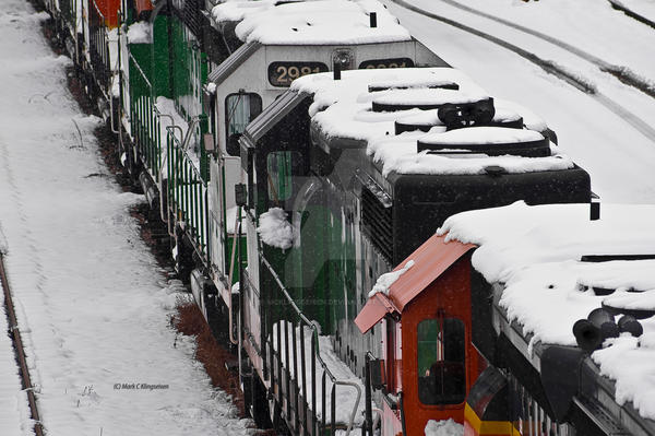 Engines in Snow