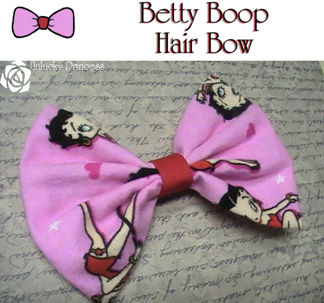 Betty Boop Hair Bow