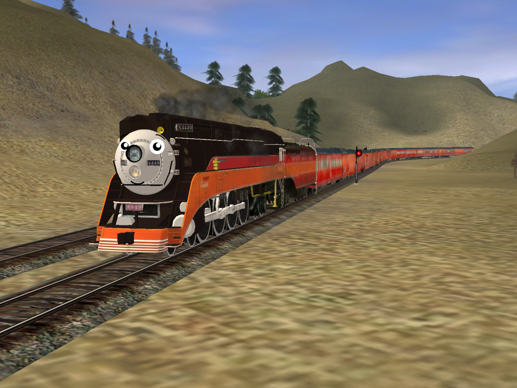 Deviantart Sp Train Steve the SP Daylight 4449 Steam Engine by Isaiahfan2007 on DeviantArt