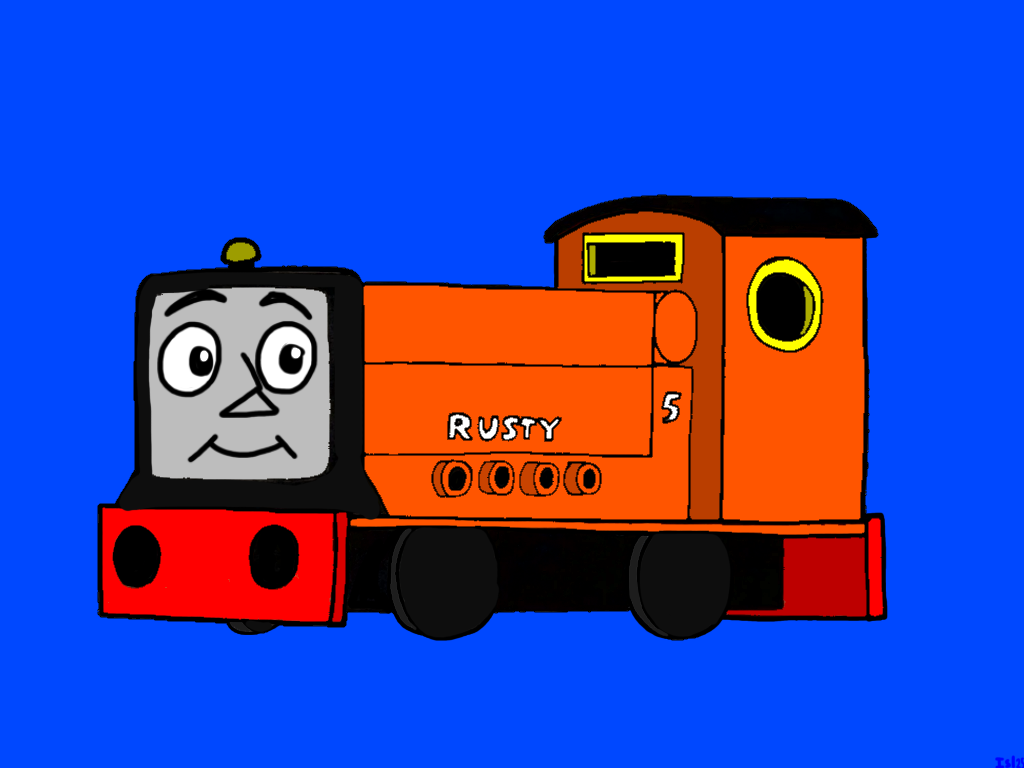 Rusty the Little Orange Narrow Gauge Diesel Engine by Isaiahfan2007 on ...