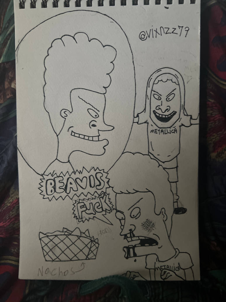 Beavis Custom Beavis Drawing by Vixnzz on DeviantArt