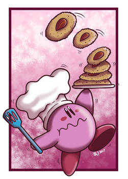 Kirby makes macaroons