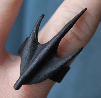 Spiked - Leather Ring