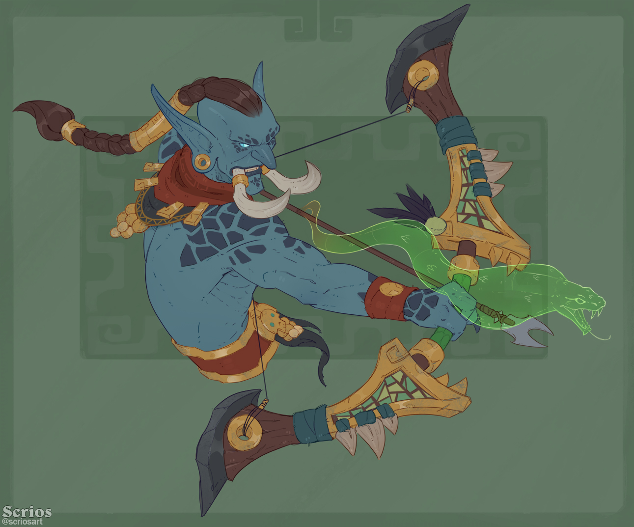 Troll Zandalari Hunter by scriosart on DeviantArt