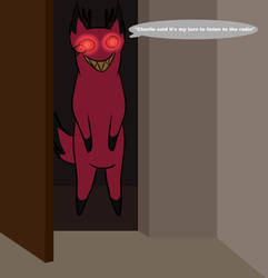 Cursed cat Alastor