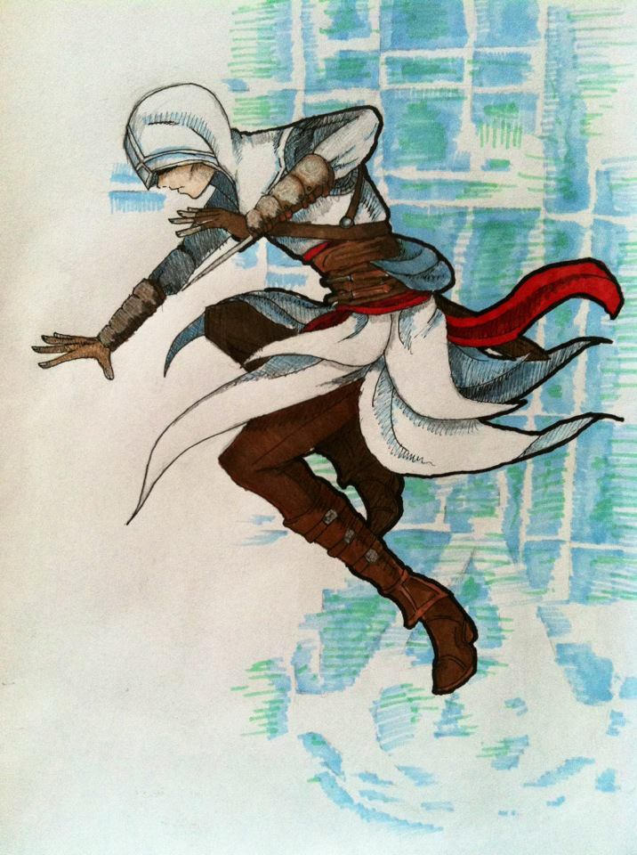 Assassin's creed Altair by ABlackInkArtist on DeviantArt