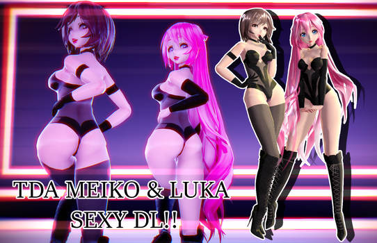 MMD TDA Luka and Meiko sexy DL!!!