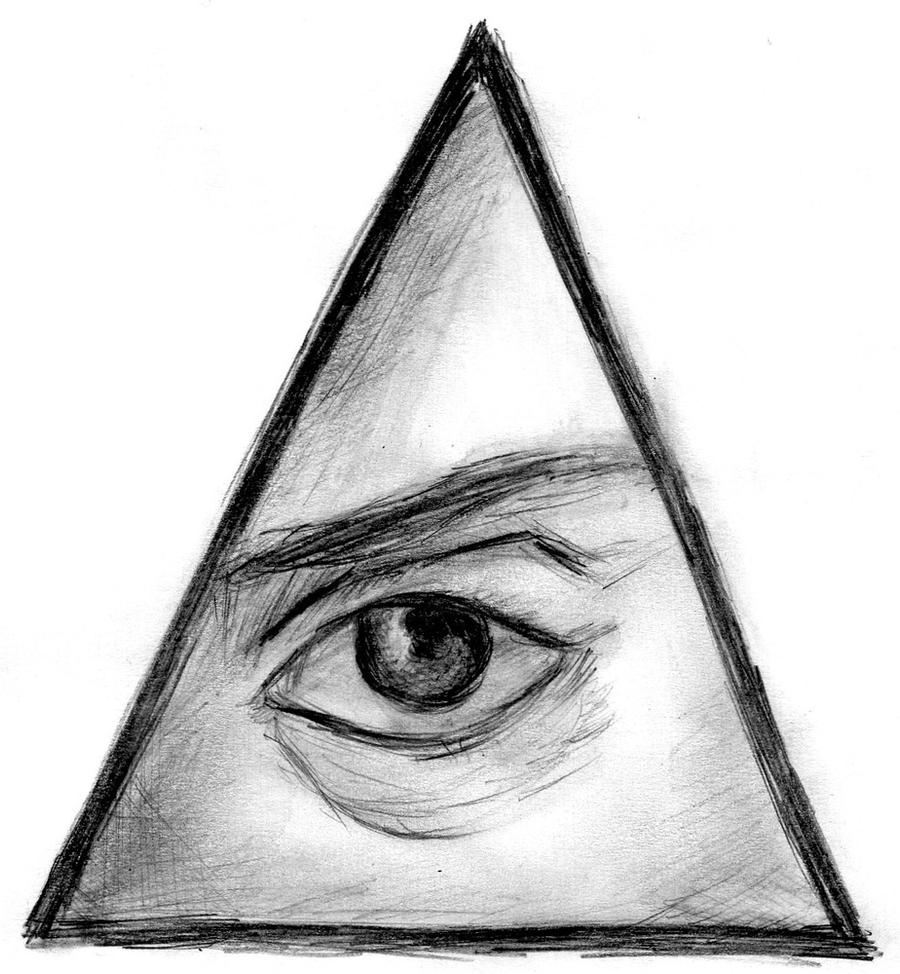 Frank Iero triangle eye by MySicknessRomance