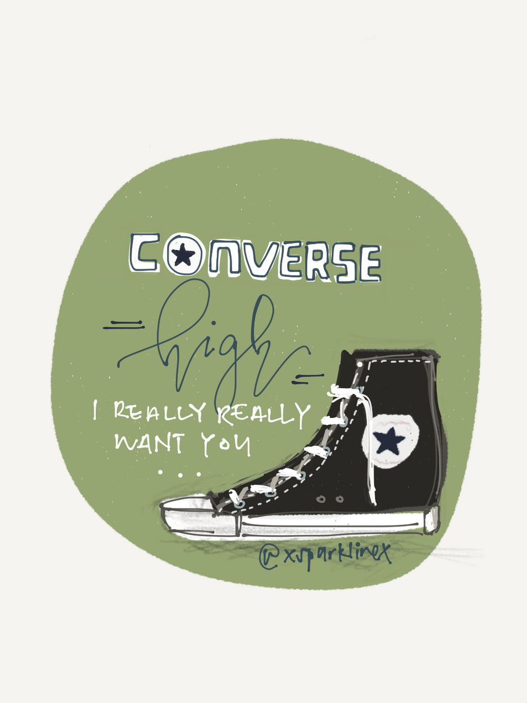 buste kalkoen wraak BTS - Converse High Lyric Art by xsparklinex on DeviantArt
