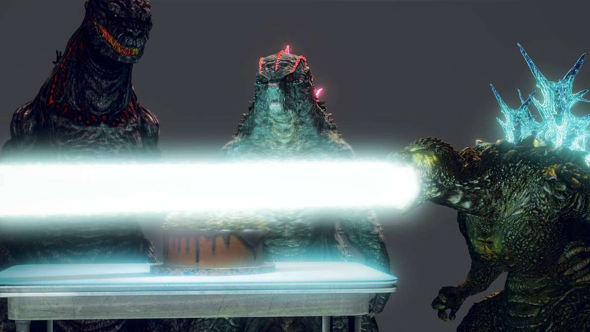 Positive Godzilla happy godzilla day by NVcL347 on DeviantArt