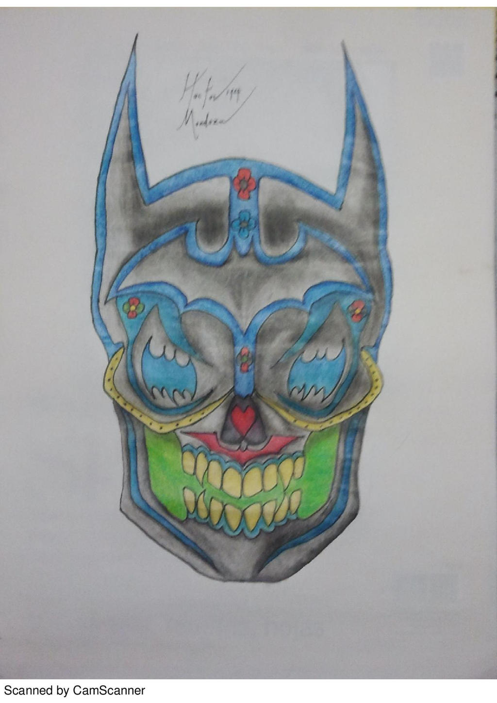 Sugar Skull Batman by cosmic-owl93 on DeviantArt