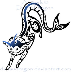 Tribal Vaporeon Design