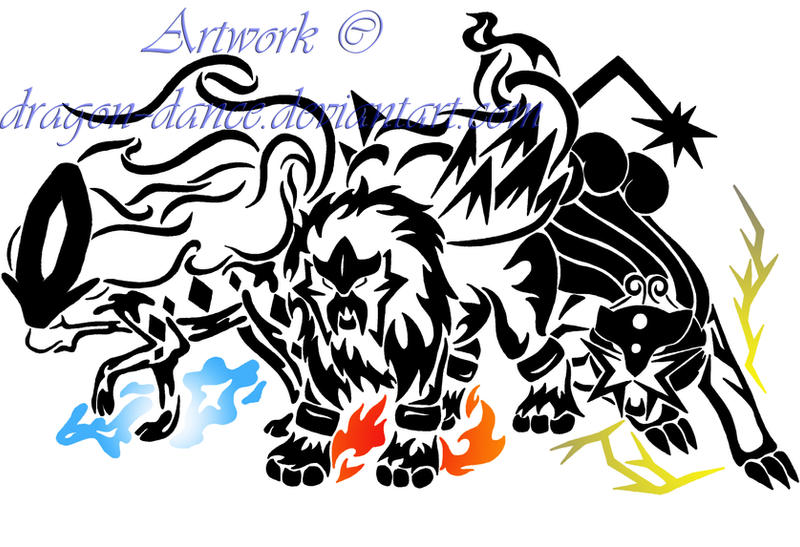 Tribal Raikou, Entei and Suicune Commission